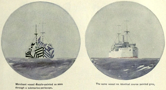 Dazzle Painted Ship