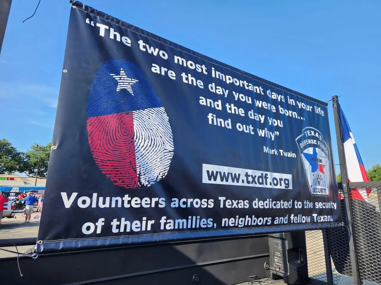 Texas Defense Force Security in the Arlington Independence Day Parade 2023